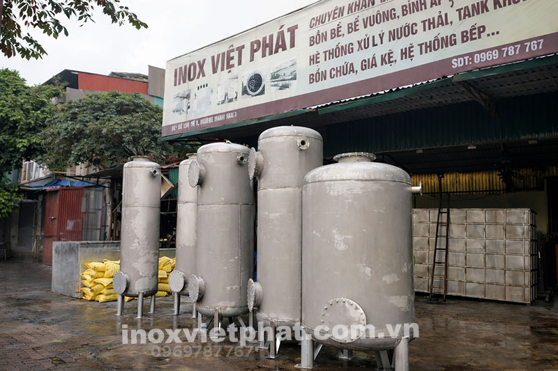 Bình lọc áp lực inox Việt Phát