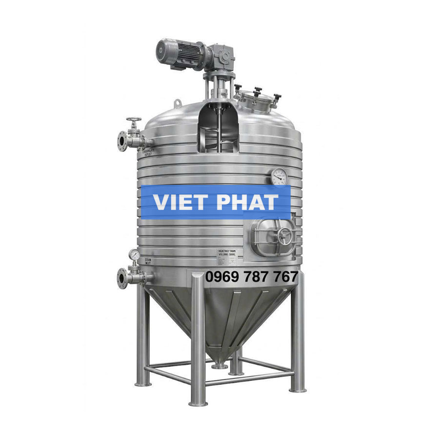Bồn gia nhiệt Việt bao hơi Phát - Thiết kế bền bỉ, hiệu suất cao