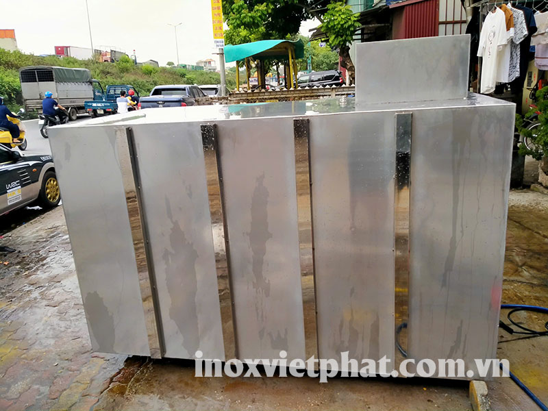 Bể inox đặt nổi nhà dân 1000L