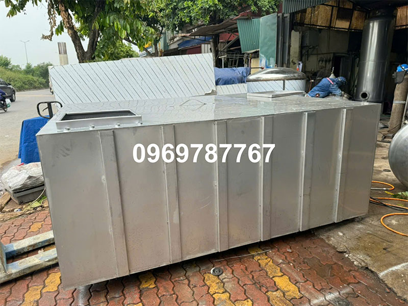 Bể inox đặt nổi nhà dân 1000L