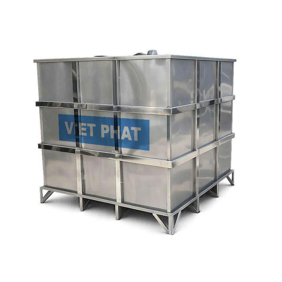 Bể inox đặt nổi Việt Phát 6000L